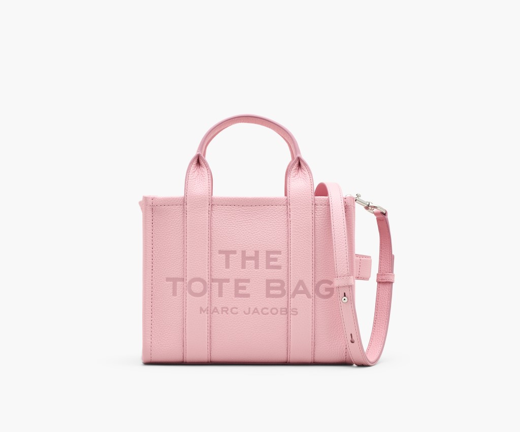 The Leather Small Tote Bag (Ribbon Pink)